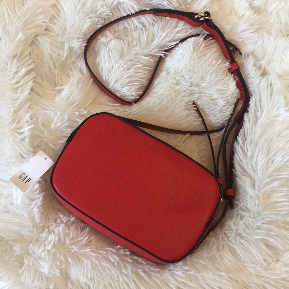Mini red crossbody bag